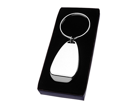 Pear Keychain Bottle Openers - Silver