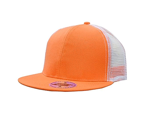 Accokeek Premium American Twill Mesh Caps - Orange