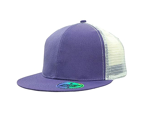 Accokeek Premium American Twill Mesh Caps - Purple