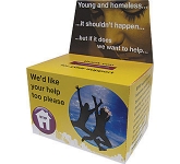 Large Flat Pack Charity Collection Box