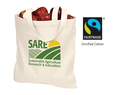 Organic Fairtrade Cotton Shopping Bags - Natural