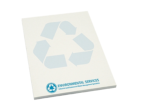 A5 Recycled Notepads - White