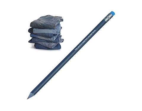 Recycled Denim Pencils - Navy Blue