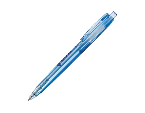 Iceland Recycled Bottle Pens - Clear Blue