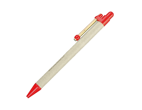 Amazon Round Clip Recycled Pens - Red