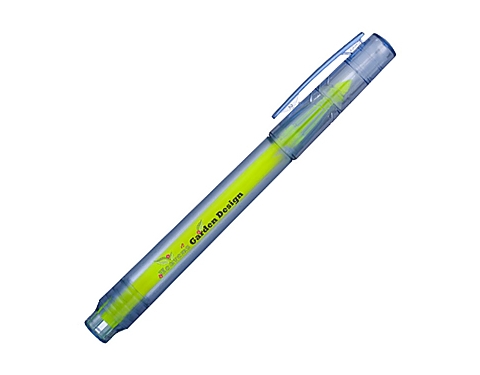 Amazon Recycled Text Marker Pens - Royal Blue