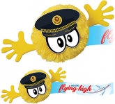 Pilot Mophead Character Logo Bug