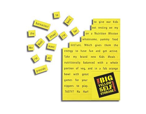 A6 Magnetic Word Games - White