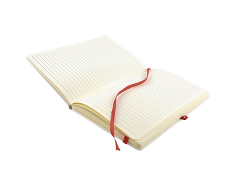 A5 Blanco Notebook With Pocket - Red