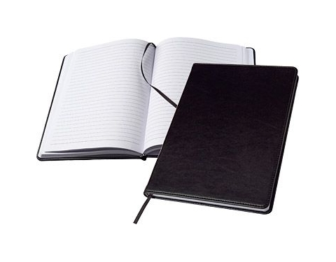 Denver A5 PU Leather Notebooks - Black