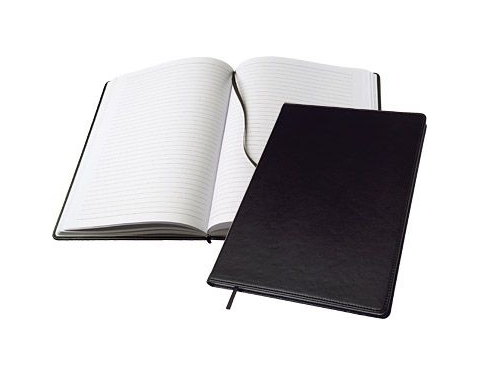 Denver A4 PU Leather Notebooks - Black