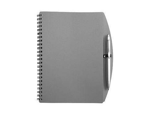Sorento A5 Notebook & Pen - Grey