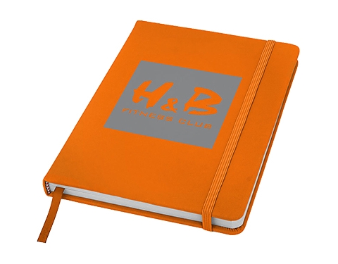 A5 Spectrum Soft Feel Notebooks - Orange