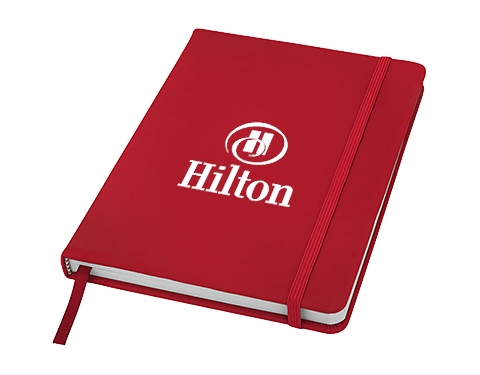 A5 Spectrum Soft Feel Notebooks - Red