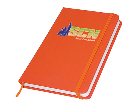 Shine A6 Soft Feel Notebooks Orange