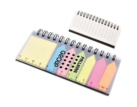 Rockford Index Flags & Sticky Pad Sets - White