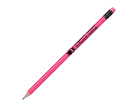 Fluorescent Pencils - Pink