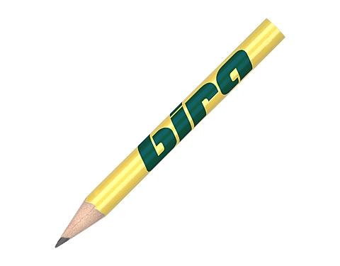 Mini Pencils Without Eraser - Yellow