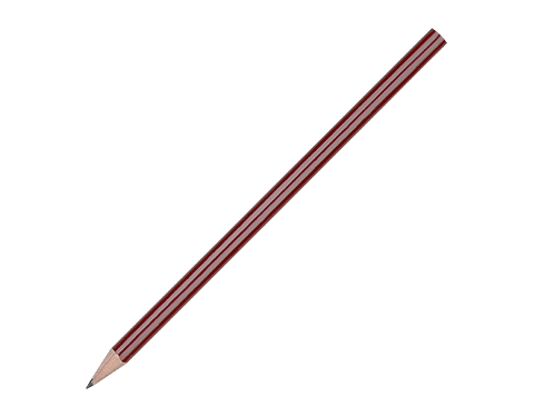 Standard Pencils Without Eraser - Burgundy