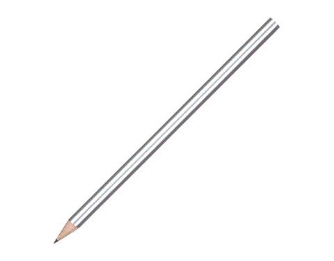 Standard Pencils Without Eraser - Silver