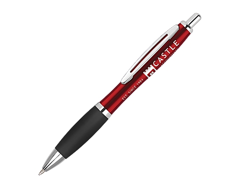 Contour Metal Pens - Red