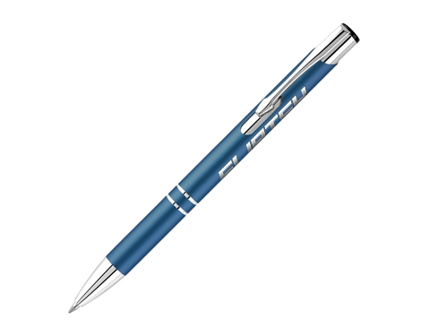 Electra Classic Satin Metal Pens - Blue