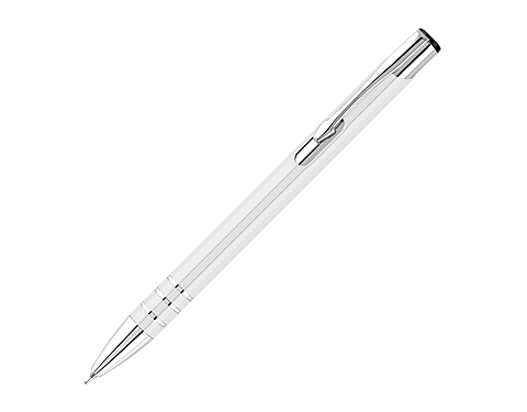 Electra Fine Roller Metal Pens - White