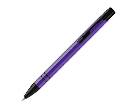 Electra Noir Metal Pens - Purple