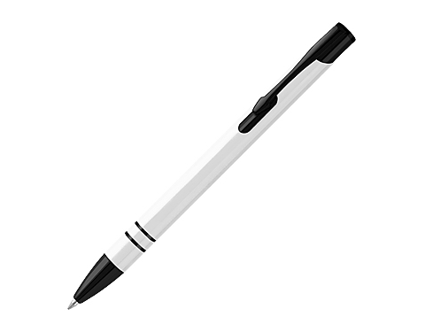 Electra Noir Metal Pens - White