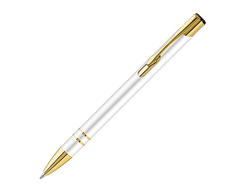 Electra Oro Gilt Metal Pens - Silver