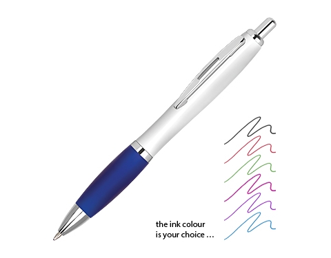 Branded Contour Digital Pens - Blue