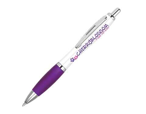 Promotional Contour Extra Pens - Purple