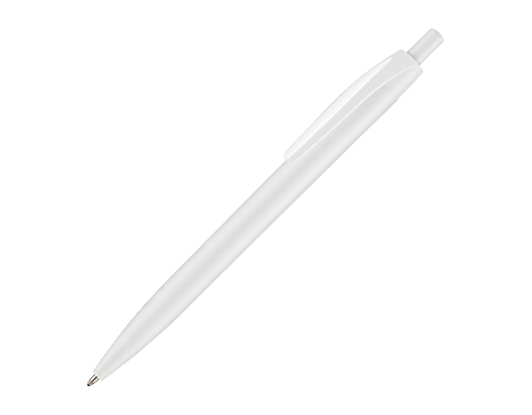 Promotional SuperSaver Click Budget Pen - White