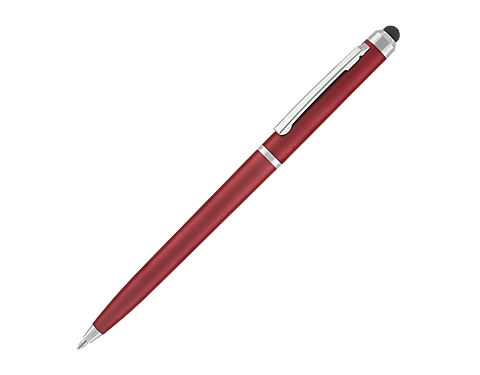 Custom SuperSaver Touch Budget Stylus Pens - Red