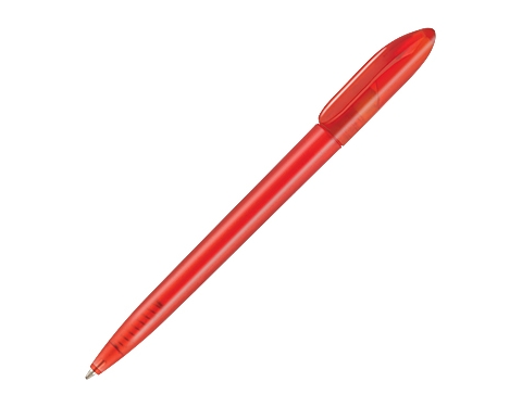 Printed SuperSaver Value Twist Frost Pens - Red