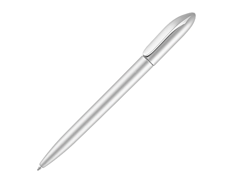Promotional SuperSaver Value Twist Frost Pens - Silver
