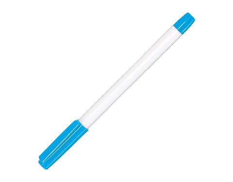 Topstick Pens - White/Cyan
