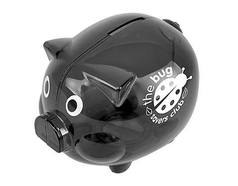 Super Saver Piggy Banks - Black