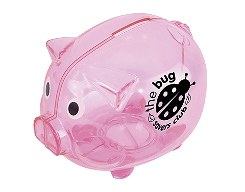 Super Saver Piggy Banks - Pink