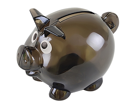 Piglet Mini Piggy Banks - Black
