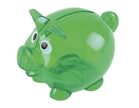 Piglet Mini Piggy Banks - Green