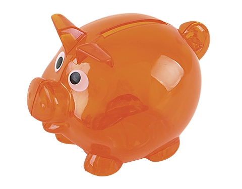 Piglet Mini Piggy Banks - Orange