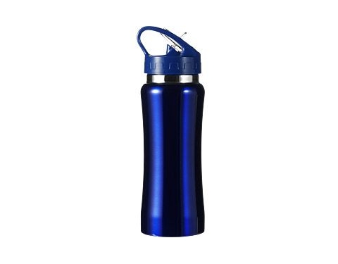 Sierra 600ml Metal Water Bottles - Blue