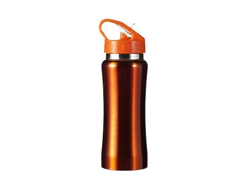 Sierra 600ml Metal Water Bottles - Orange