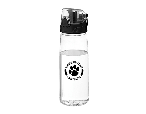 Excel 700ml Branded Water Bottles - Clear