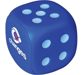 Dice Stress Toys - Numbered 2 To 6