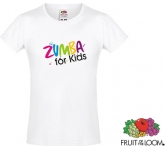 White Fruit Of The Loom Sofspun Girls T-Shirts branded with your design at GoPromotional