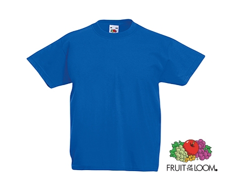 Fruit Of The Loom Value Weight Kids T-Shirts - Royal Blue