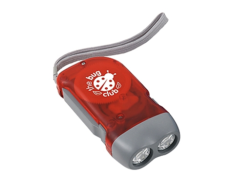 Action Dynamo LED Torches - Red