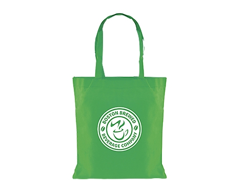 Tuscany Contrast Tote Shoppers - Green